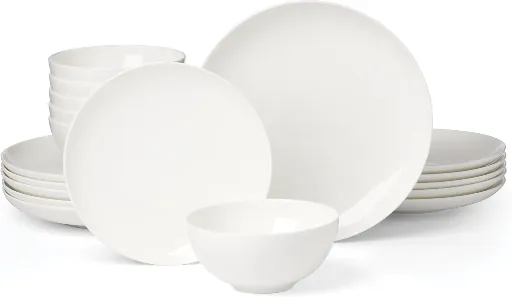 Lenox Studio 1414 Coupe Bone China 18-Piece Dinnerware Set for 6