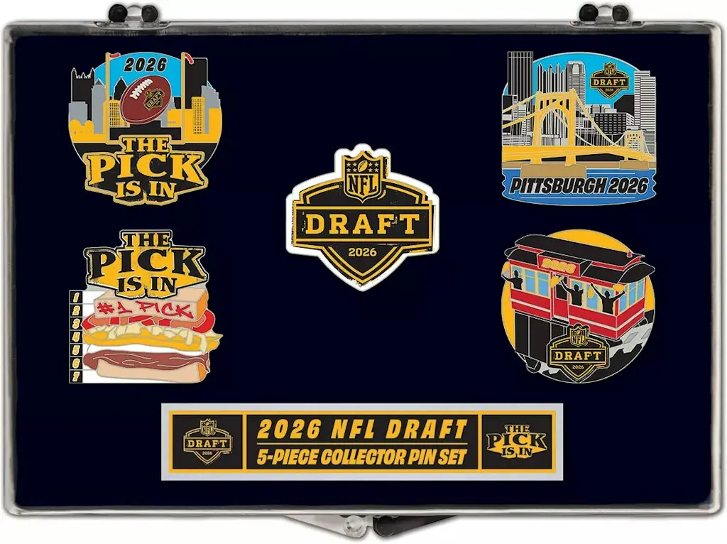 WinCraft 2026 NFL Draft 5-Piece Pin Set
