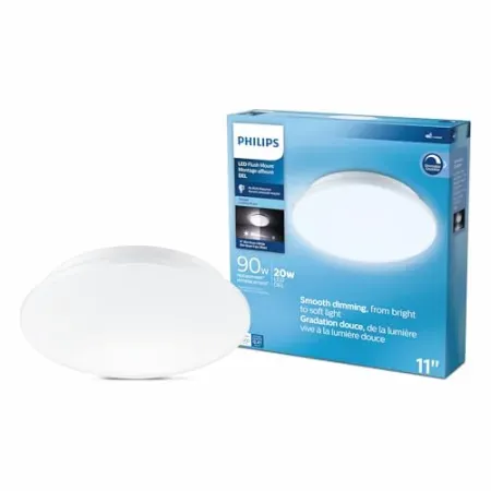 Philips LED Slim Flush Mount Drum Ceiling Light (Daylight)