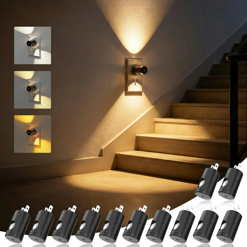 JandCase Night Light 12-Pack