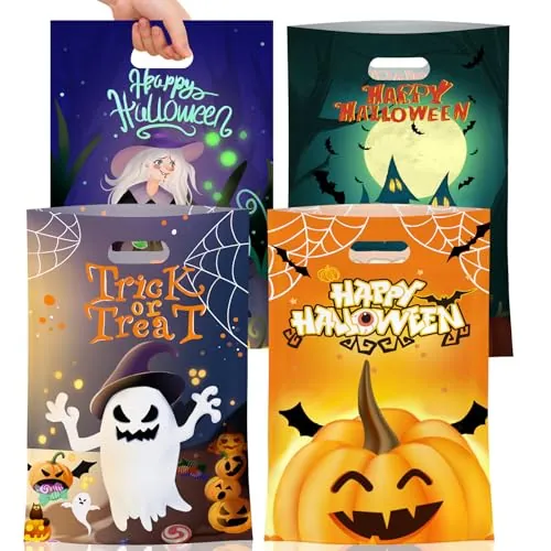 Halloween Treat Bags w/ Handles 50-Pack