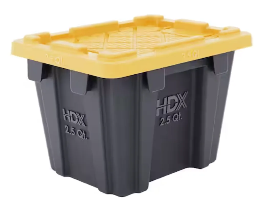6 HDX 2.5-Qt. Tough Storage Totes