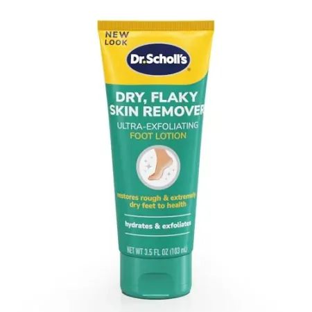 Dr. Scholl's Dry Flaky Skin Remover Ultra Exfoliating Foot Lotion Cream (3.5 oz)
