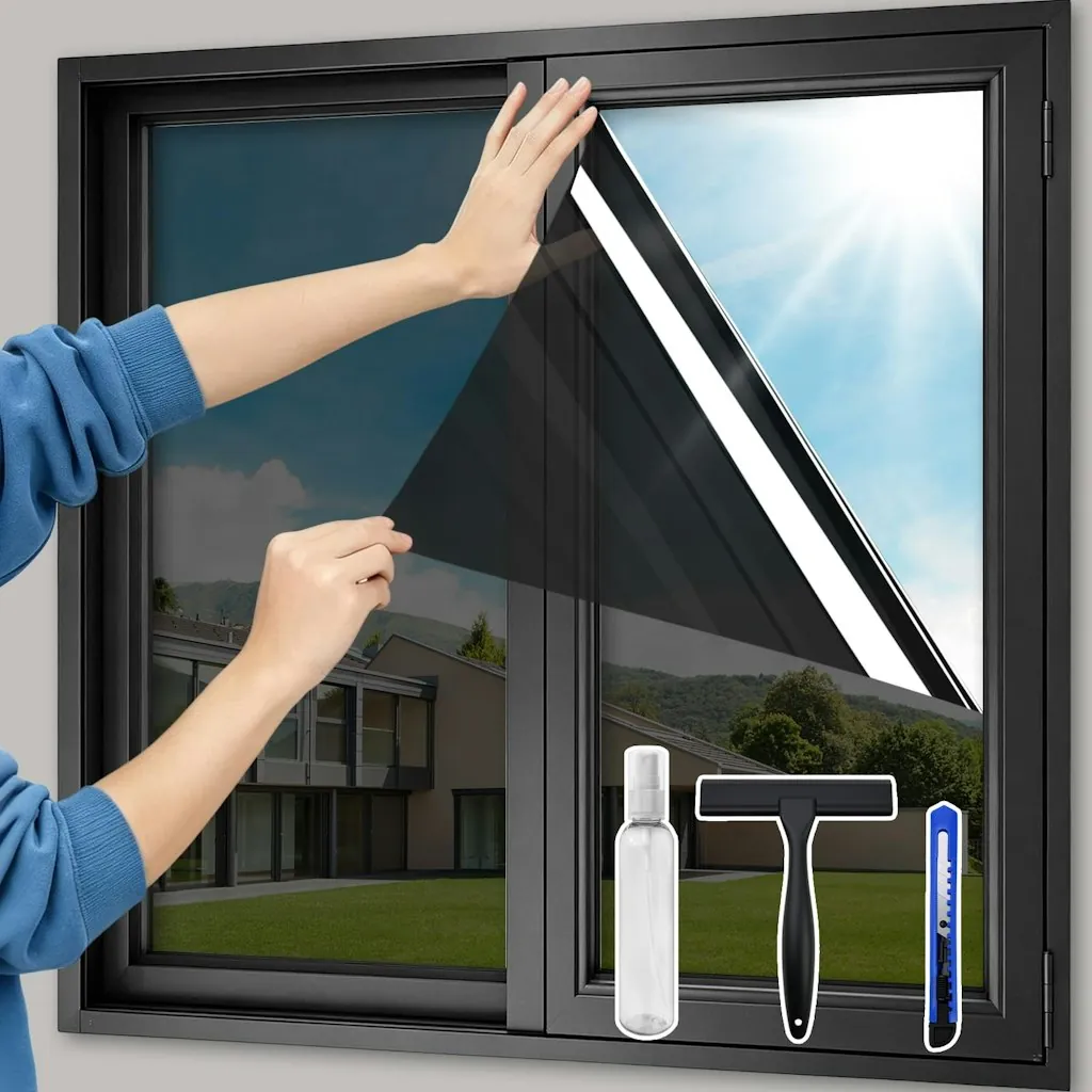 Xiawei 17.5" x 6.5-Foot One-Way Privacy Window Film