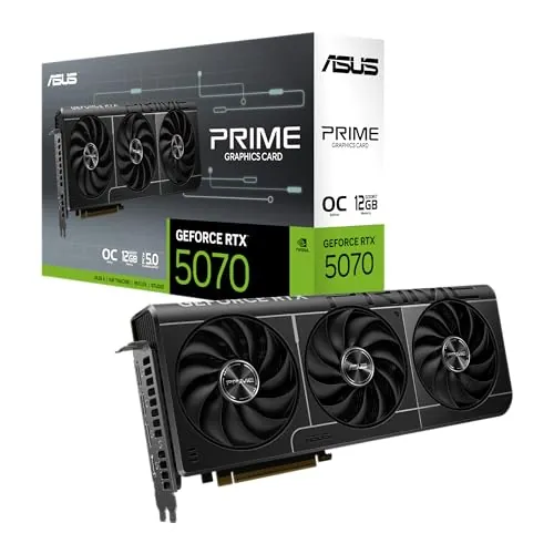 ASUS SFF-Ready Prime NVIDIA GeForce RTX™ 5070 OC Edition Graphics Card