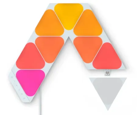 9-Piece Nanoleaf Shapes Mini Triangles Smarter Kit
