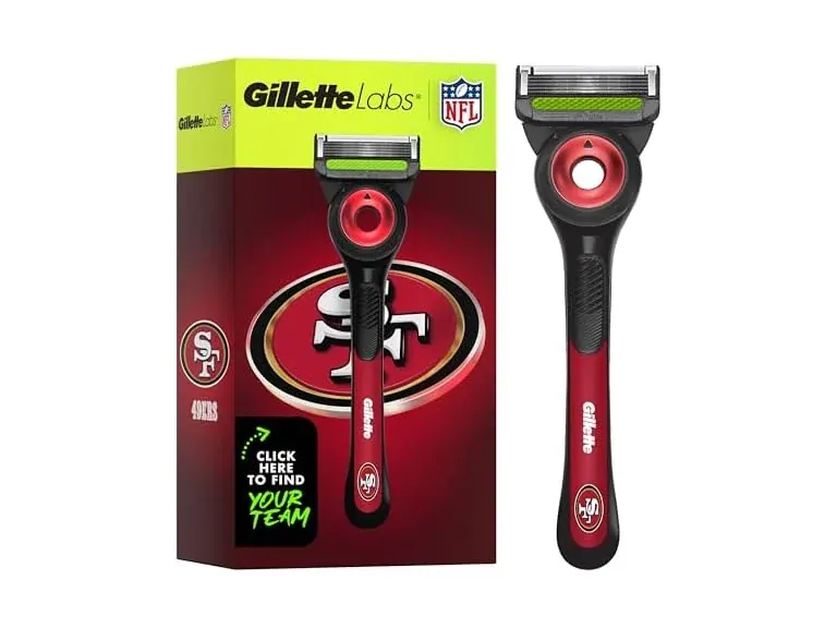 49ers Edition Gillette Labs Shaving Razor