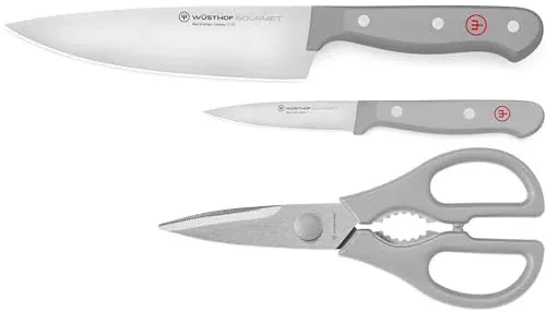 WÜSTHOF Gourmet Grey 3-Pc Kitchen Essentials Set