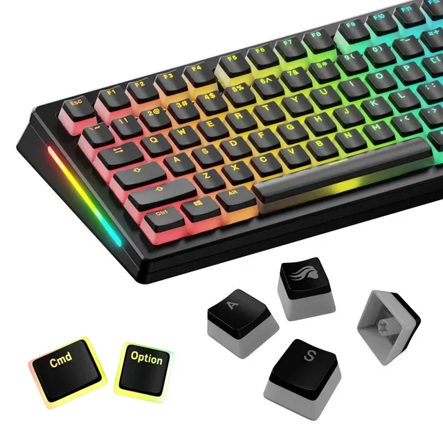 Glorious Gaming - GPBT Aura V3 RGB Keycaps: Pudding Style