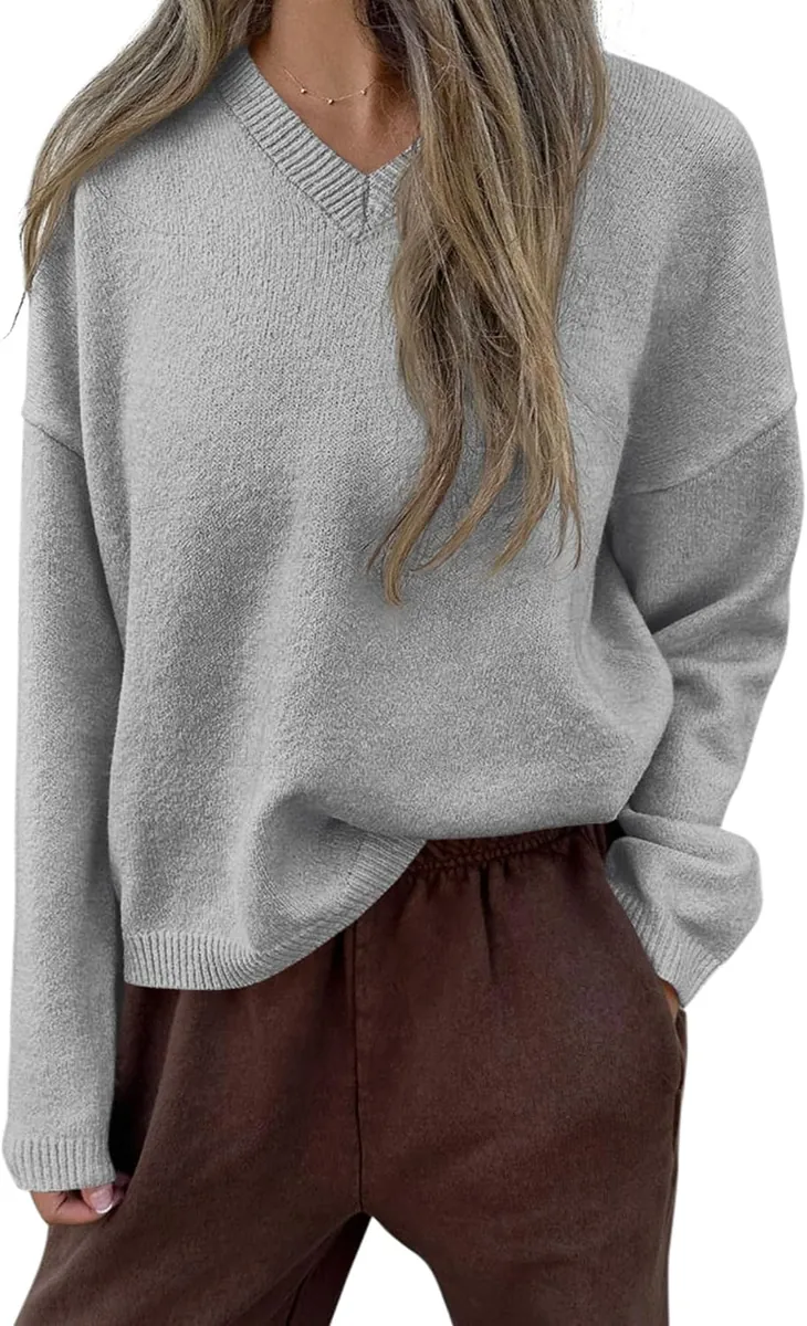 PRETTYGARDEN Women’s V-Neck Cozy Sweaters