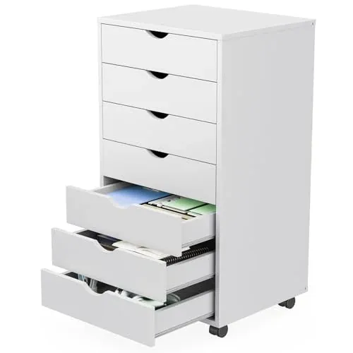 Sweetcrispy 7 Drawer Rolling Storage Cabinet