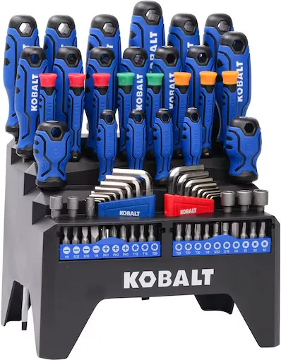 Kobalt 69-Piece 6-in Magnetic Multi-Bit Combination Tip Screwdriver Set
