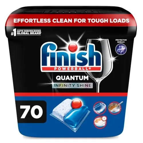 Finish Quantum Infinity Shine Dishwasher Pods 70-Count