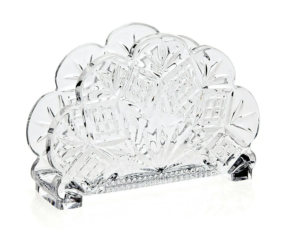 Godinger Dublin Crystal Standing Napkin Holder