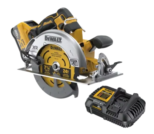 DeWalt XR 20V Max 7-1/4" Brushless Cordless Circular Saw Kit
