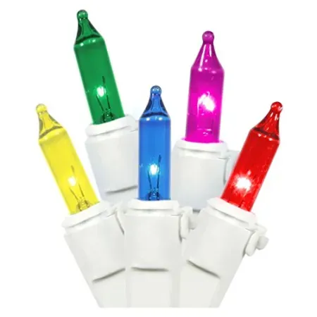 Brite Star 100-Count Stay-Straight Multicolor Window Icicle Lights Set