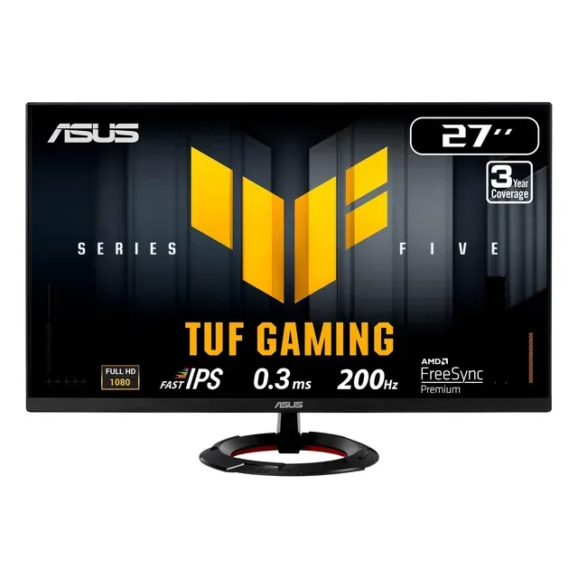 ASUS TUF VG279Q5R 27" FHD 1080p 200Hz, Fast IPS, ELMB, 0.3ms GTG (min.), Stereo Speaker