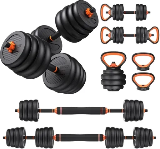 UPGO Adjustable Dumbbells 70LB 5-in-1 Weight Set
