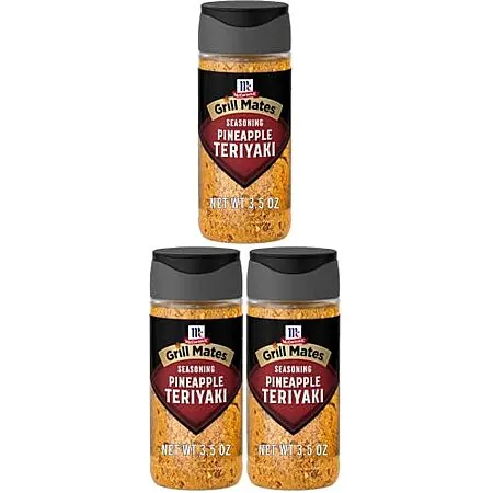 3-Pack 3.5-Oz McCormick Grill Mates Grilling Seasoning (Pineapple Teriyaki)