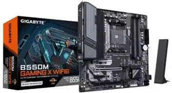 GIGABYTE B550M GAMING X WIFI6 AM4 Micro ATX Motherboard