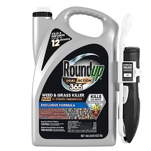 Roundup Dual Action 365 Weed & Grass Killer Plus 12 Month Preventer, 1 gal