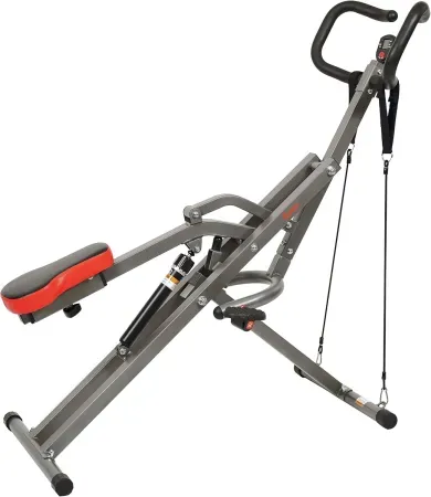 Sunny Health & Fitness Row-N-Ride PRO Squat Assist Trainer