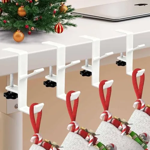 Garland and Stocking Mantle Holders 4-Pack