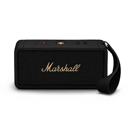 Prime Members: Marshall Middleton Portable Bluetooth Speaker (Black & Brass)