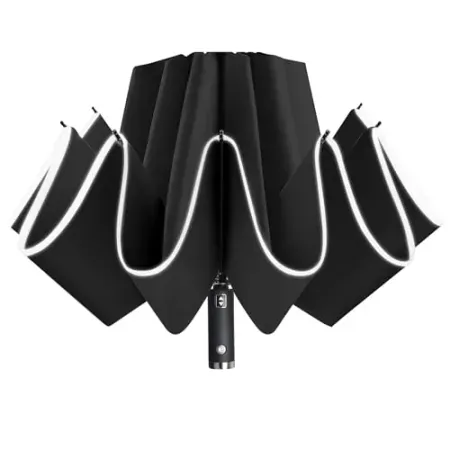 Lejorain Folding Reverse LED Umbrella