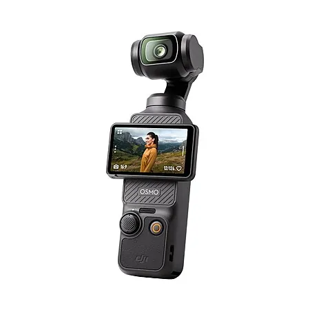 DJI Osmo Pocket 3 3-Axis Stabilized 4K Handheld Camera w/ Rotatable Touchscreen