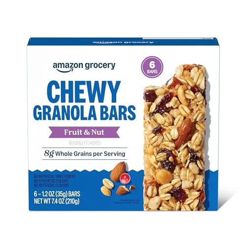 Fruit & Nut Chewy Granola Bars 6-Count 4-Pack