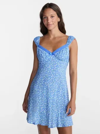 No Boundaries Women's Cap Sleeve Dress