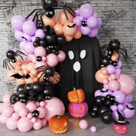 LANGASQUE Halloween Balloon Garland Arch Kit