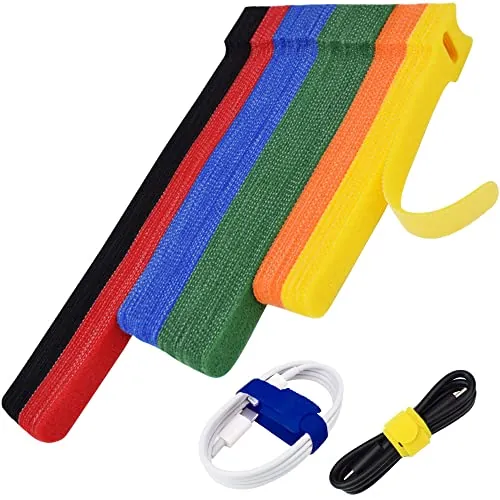 NAYZWOK 80-Piece Reusable Cable Tie Set