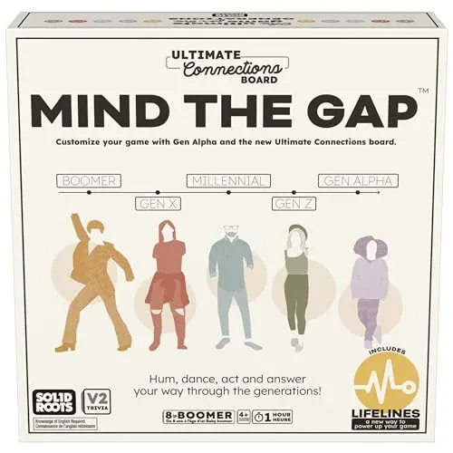 Spin Master Games SolidRoots Mind The Gap Ultimate Connections Trivia for Generations