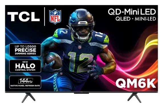 TCL QM6K Series 50" 4K HDR QD-Mini LED UHD Smart Google TV