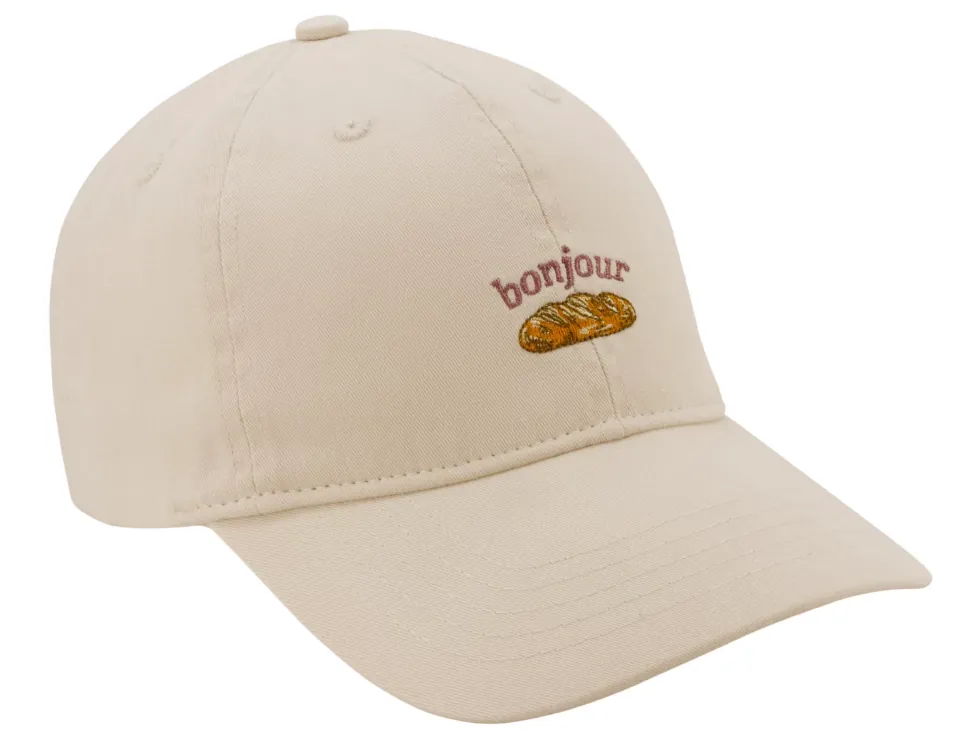 Time and Tru Bonjour 100% Cotton Baseball Hat