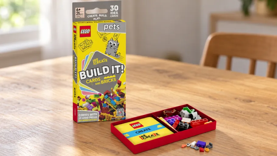 LEGO Build IT! Pets Cards and Bricks Activity Set