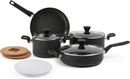 10-Piece Amazon Basics Ceramic Nonstick Cookware Set