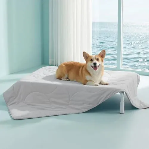 ZOMISIA Q-MAX>0.5 Premium Cooling Blanket for Pets 40"x50"