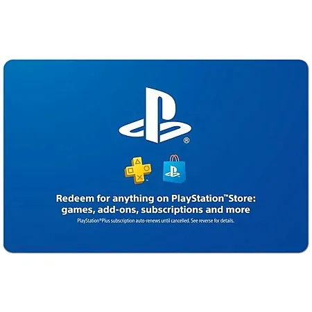 $100 Sony PlayStation Store eGift Card (Email Delivery)