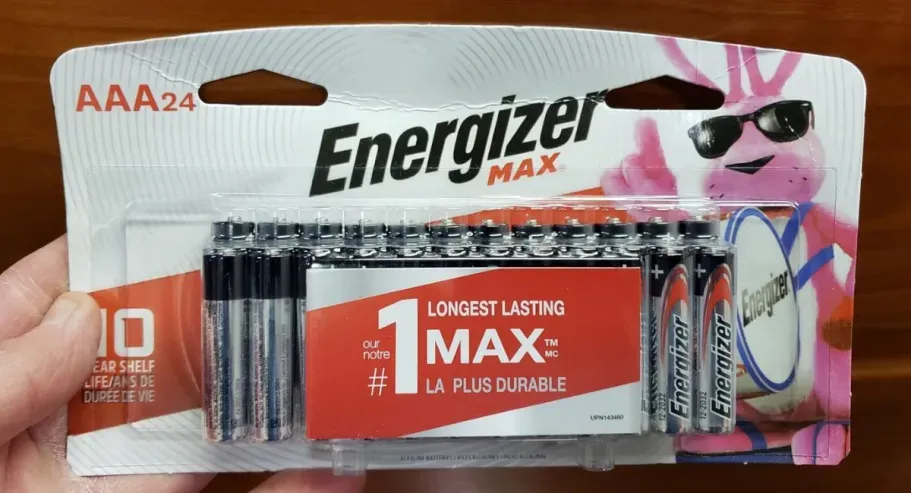 Energizer Batteries AAA 24-Pack Just $9.99 Shipped for Prime Members