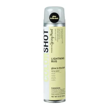 8oz COLORSHOT Glow in the Dark Spray Paint