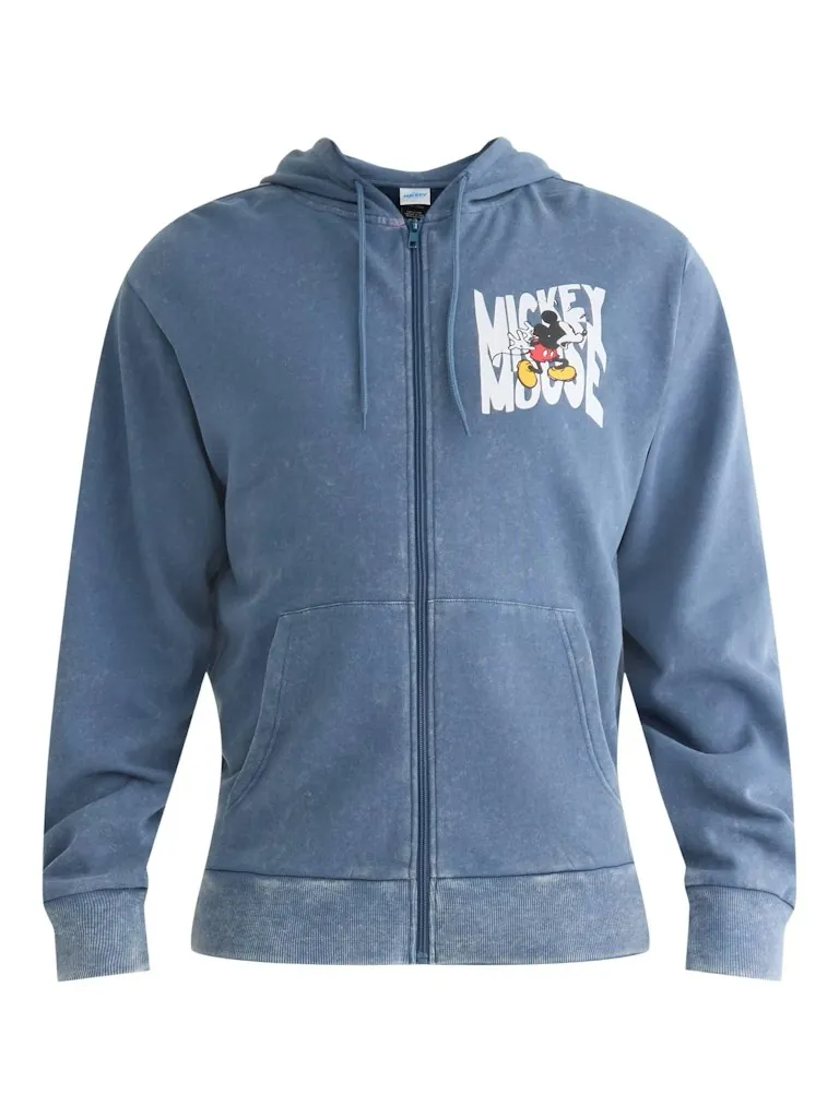 Disney Men's Surprise Mickey Mouse Full-Zip Hoodie