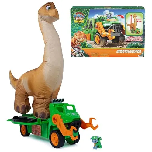 PAW Patrol: The Dino Movie Megasaurus Dino Vehicle w/ Inflatable Toy