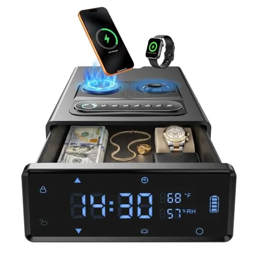 CVLIFE 2-in-1 Biometric Safe