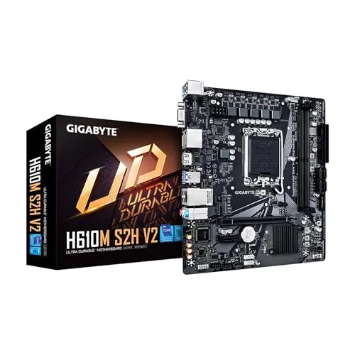 YMMV - GIGABYTE H610M S2H V2 DDR5 LGA 1700 $44.04 (after $16.22 clip coupon) Sold and Shipped by Amazon
