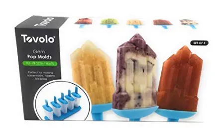 Set-of-5 Tovolo Freezer Gem Pop Molds