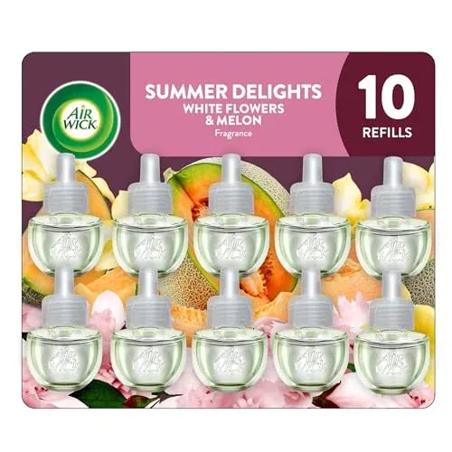 Air Wick Plug-In Refills, Summer Delights, Essential Oils, 10 Count