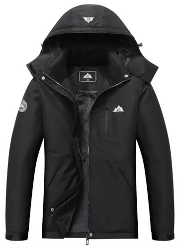MOERDENG Women's Hiking Winter Jacket Waterproof Insulated Warm Snow Coat